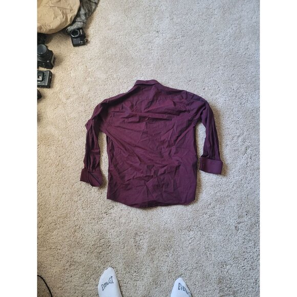 Pronto Uomo‎ Men's Size 15 22/23 Long Sleeve Shirt Formal French Cuffed Cotton - Picture 2 of 5